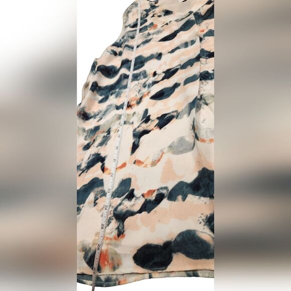 CAbi Gelato Top 5035 Blouse Sleeveless Chiffon Pastel Watercolor Flowy Pink M - Picture 8 of 15